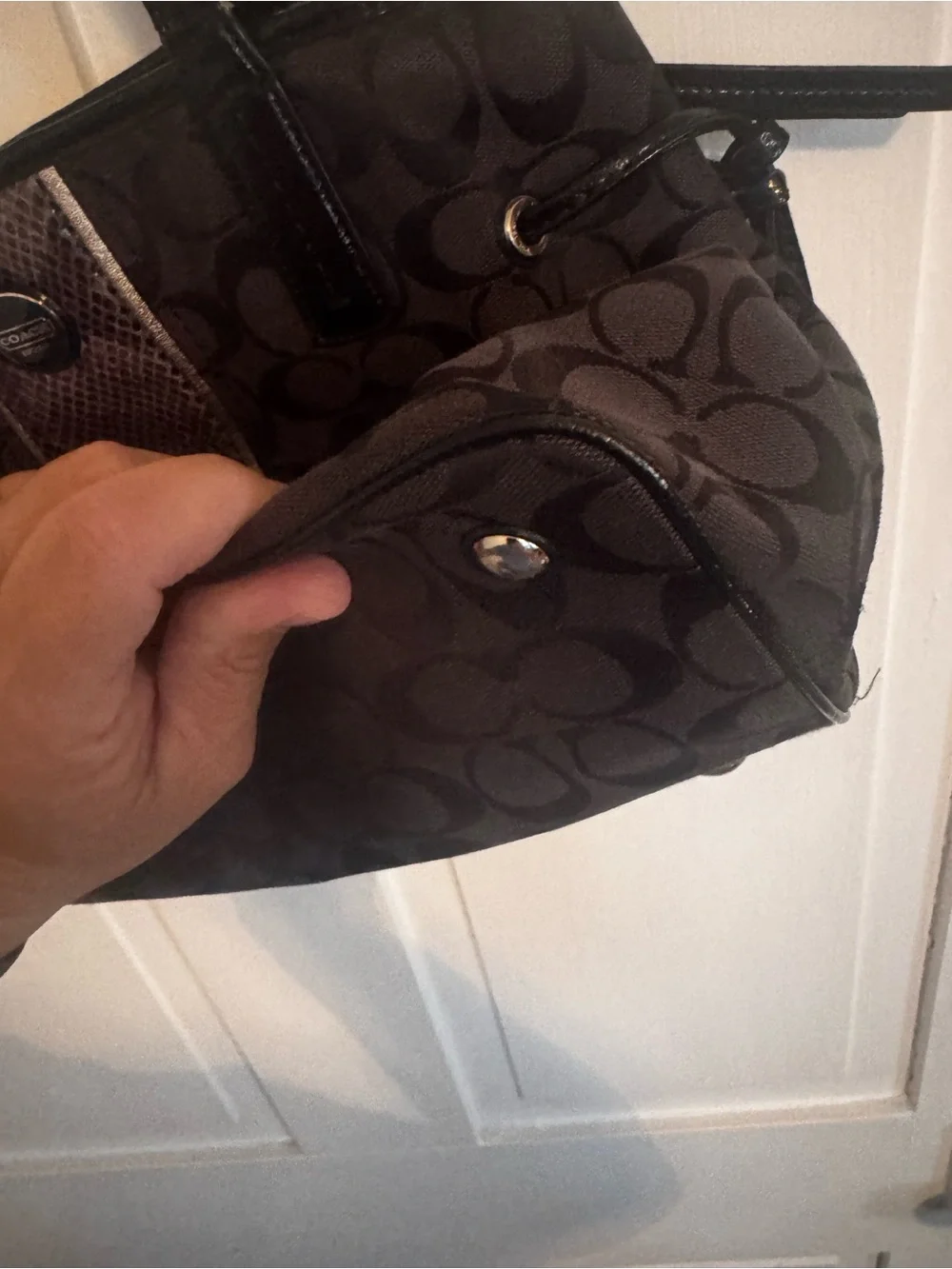 Coach signature jacquard